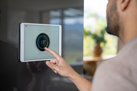 setting up thermostat
